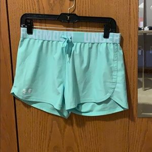 Turquoise Under Armour Shorts - rarely worn